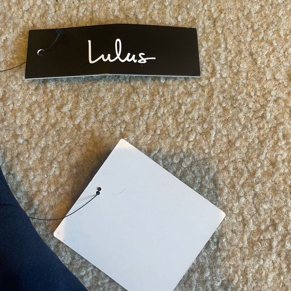 Alluring Evening Navy Blue Beaded Bodycon Dress. NWT. Size XS. - Picture 11 of 11